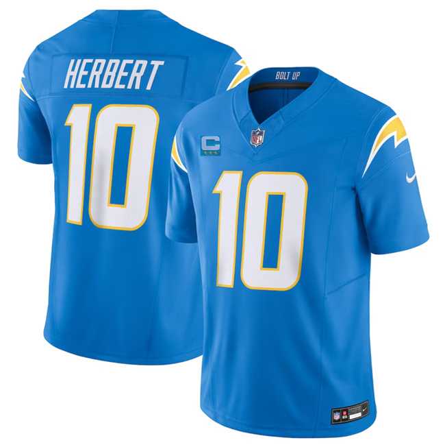 Men & Women & Youth Los Angeles Chargers #10 Justin Herbert Light Blue 2023 F.U.S.E. With 3-Star C Patch Vapor Untouchable Limited Football Stitched Jersey,We sell and wholesale Men & Women & Youth Los Angeles Chargers #10 Justin Herbert Light Blue 2023 F.U.S.E. With 3-Star C Patch Vapor Untouchable Limited Football Stitched Jersey on line form chian!